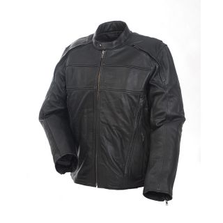 Mossi Mens Retro Premium Leather Jacket Today $169.99