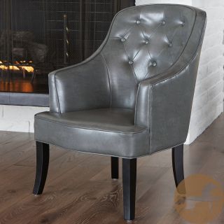 Christopher Knight Home Sophia Dark Grey Leather Chair Today $289.99