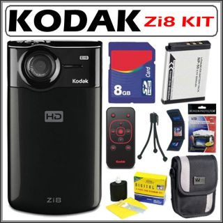 Kodak ZI8 HD Pocket 8GB Digital Video Camera Kit