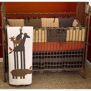 Cotton Tale Animal Stackers 4 piece Crib Bedding Set