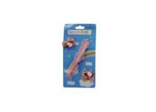 Pink Lace Velcro Barrettes & Head Band Set Case Pack 144 Clothing