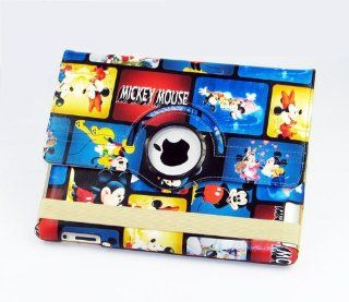 Backhomeday Rotating Smart Cover Mickey Mouse Magnetic