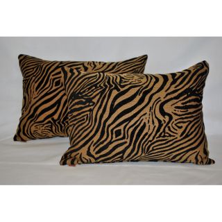 Sherry Kline Jungle Zebra Pillow (Set of 2)