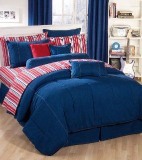American Denim Comforter Set, Full