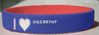 I Love Sigebryht personalized wristband (first name