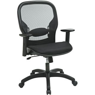 Office Star Adjustable Deluxe Screen Back Chair