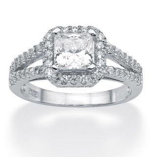 sterling silver clear cubic zirconia ring msrp $ 179 00 sale $ 57 59