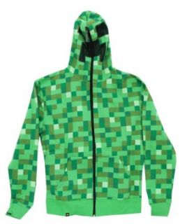 Minecraft Creeper Premium Zip up Hoodie Clothing