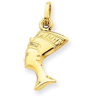 14k Nefertiti Charm Jewelry