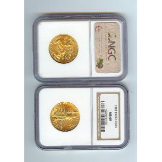 1991 $25 Gold American Eagle MS69 