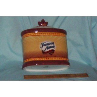 Famous Amos Cookie Jar with Lid 