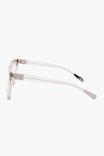 KRISVANASSCHE Transparent Rusted Skeleton Optical Glasses for men