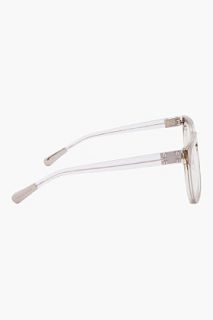 KRISVANASSCHE Transparent Rusted Skeleton Optical Glasses for men