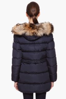 Moncler Fur Trim Gueran Coat for women