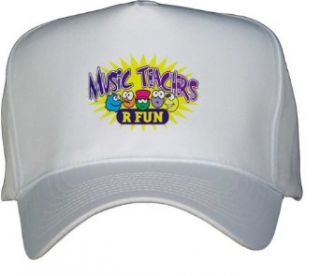 MUSIC TEAHCERS R FUN White Hat / Baseball Cap Clothing