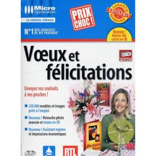 VOEUX ET FELICITATIONS / PC CD ROM   Achat / Vente PC VOEUX ET