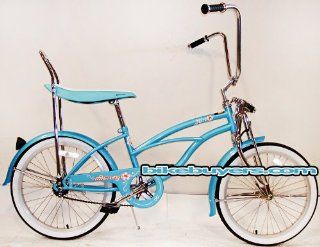 Micargi Hero Girls Baby Blue Beach Cruiser Bike Bicycle
