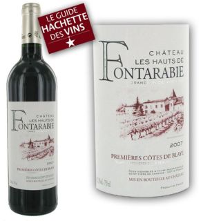 Les Hauts de Fontarabie 2007   Vin rouge   Bordeaux   1eres Côtes de