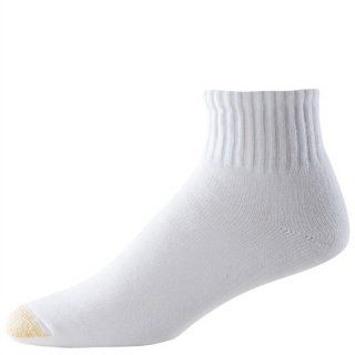 Gold Toe mens socks Ultra Tec quarter white 3 pairs