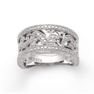 Sterling Silver 1/10ct TDW Diamond Ring (H I, I2 I3) Today $219.99