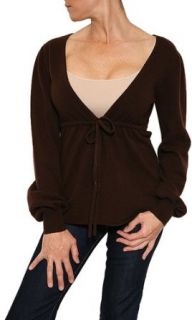 Cristi Conaway Cashmere Sweater in Chocolate Size S