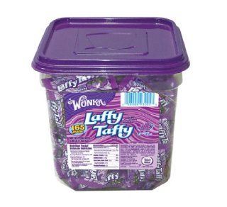 Wonka Laffy Taffy, Grape Flavor, 165 Count Container 