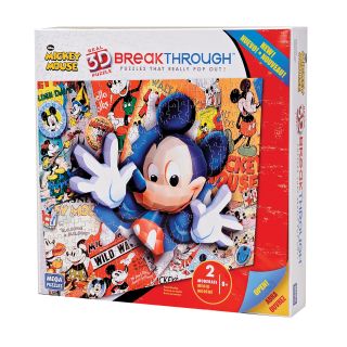 Mega Brands 200 piece 3D Mickey Mouse Puzzle