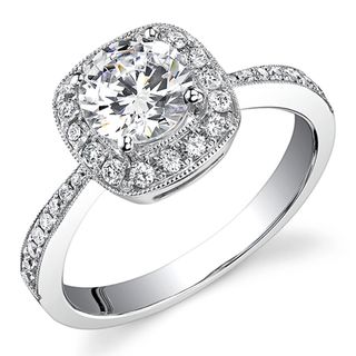 18k White Gold 3/4ct TDW Diamond Engagement Ring (H, SI1 SI2