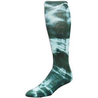 Dark Green, Small Tyed Dye (Tye Dyed) Knee High Socks for