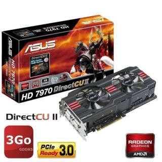 Asus AMD HD7970 3Go GDDR5 DirectCU II   Achat / Vente CARTE GRAPHIQUE