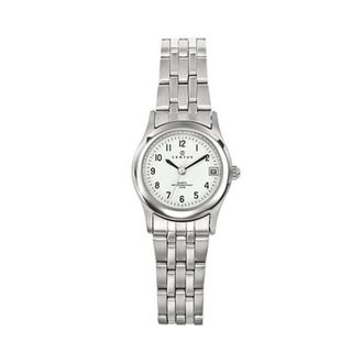 Certus Paris Womens Stainless Steel White Dial Date Watch