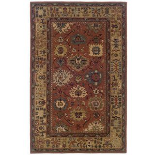 Hand tufted Pink Oriental Wool Rug (5 x 8) Today $179.99
