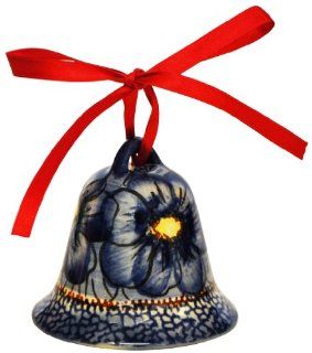 Polish Pottery   Christmas Bell #163