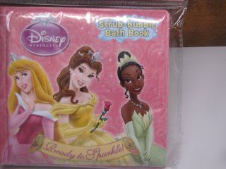 Disney Princess Scrub Bubble Bath Books, Ready to Sparkle