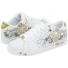 Red by Marc Ecko Phlirtatious White/Silver/Gold Athletic