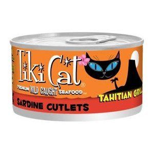 Tiki Cat Tahitian Grill   Sardine Cutlets (12/2.8oz cans