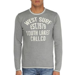 WEST SURF CALIFORNIA Pull H Gris   Achat / Vente PULL WEST SURF