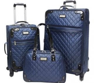 Beverly Hills Country Club 3 Piece Quilted Spinner Luggage