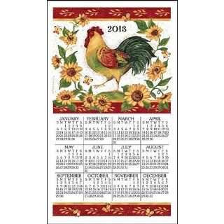 Morning Song Linen Kitchen Towel Calendar 2013 Office