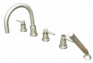 Concord Euro Roman Tub Filler and Handshower Set