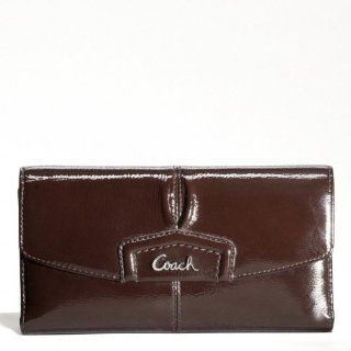 Coach Ashley Patent Leather Checkbook Large Wallet 48251 Shoes