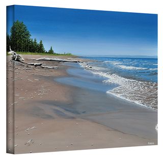 Ken Kirsch Driftwood Beach Wrapped Canvas
