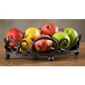 Wrought Iron Siena Fruit Bowl