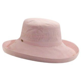 Scala Womens Cotton Big Brim Ultraviolet Protection Hat with Inner