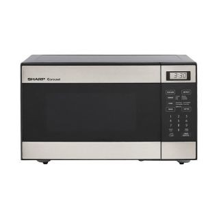 Sharp R216LS Stainless Steel Compact 0.8 cu ft Microwave