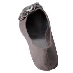 Journee Collection Womens Hunter 81 Ornamented Ballet Flats