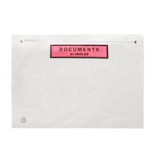 Lot de 1000 pochettes porte documents transparente   Achat / Vente