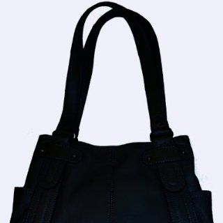 Womens Tignanello Purse Handbag Perfect 10 Leather Studded Shopper