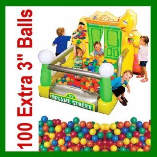  Sesame Street Slide N Play Ball Pit W/ 175 Balls Toys & Games