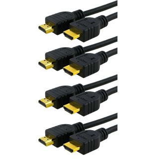 foot Black High speed HDMI Cables (Pack of 4) Today $8.95 4.9 (18